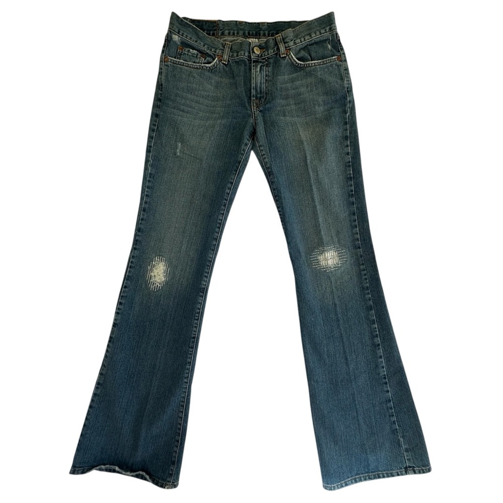 VTG Lucky Brand “Lucky Charmed” Women's Straight Leg Blue Jeans Made in USA